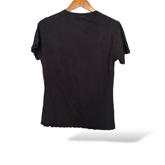 Aaliyah Authentic T-Shirt Black Small Graffiti Style Letters Graphic Unisex - Picture 3 of 3